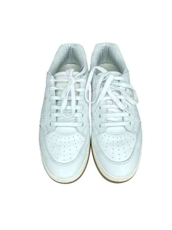 SAINT LAURENT SL/61 Low-Top White Leather Sneakers - US 10 main image 12